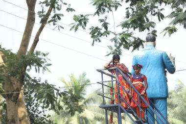 Hintli Genç Kız Hyderabad Hindistan 22 Ocak 2021