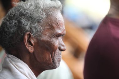 Indian Old man close up 8th Dec 2020 Hyderabad India