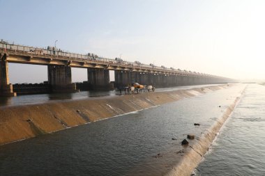 Accident Car on a Bull cart at Water Dam
