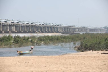 Water Barajı Rajamundry Andhra Pradesh Hindistan
