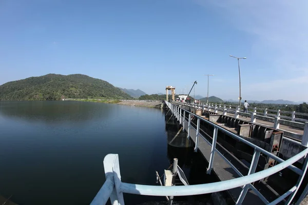 Water Reserve Dam Spill Way — Stock Photo, Image