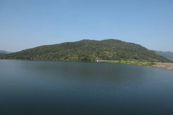 Água Reserva Barragem Derramamento Caminho — Fotografia de Stock