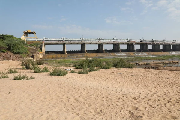 Barragem Água Rajamundry Andhra Pradesh Índia — Fotografia de Stock