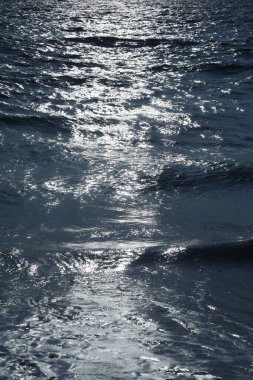 Ay ışığında Su Dalgaları