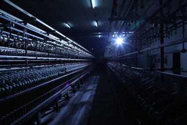 Eski tekstil fabrikası.