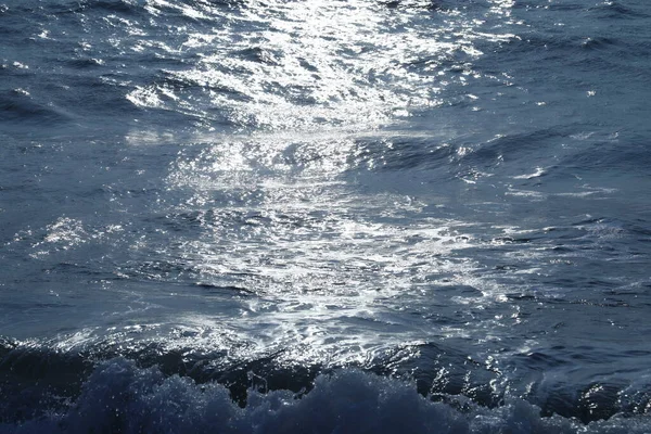 Onde Acqua Chiaro Luna — Foto Stock