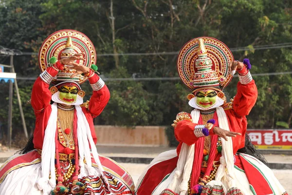 Traditional Folk Dancer Munnar Kerala India 25Th April 2021 — Stock Photo, Image