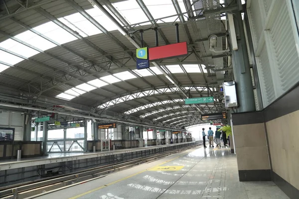 Metro Train Station Hyderaba — Stock Photo, Image