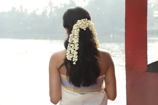 Traditionele Volksdanseres Kerala India — Stockfoto