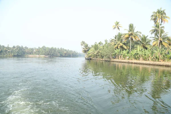 Barco Turístico Kerala Índia — Fotografia de Stock