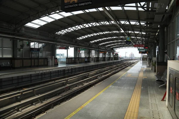 Metro Train Station Hyderabad India — Stock Photo, Image