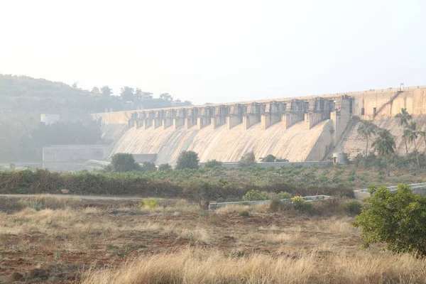 Water Barajı Rajamundry Andhra Pradesh Hindistan — Stok fotoğraf
