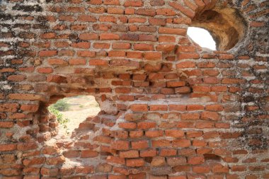 Antika kale duvar dokusu