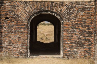 Antika kale duvar dokusu