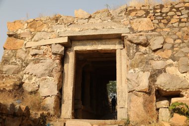 Antika kale duvar dokusu