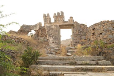 Antika kale duvar dokusu