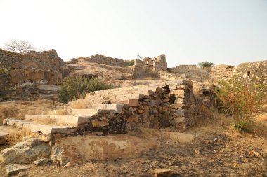 Antika kale duvar dokusu