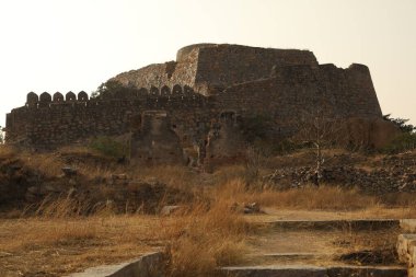 Antika kale duvar dokusu