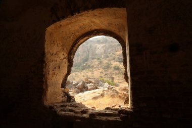 Antika kale duvar dokusu