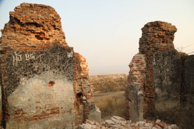 Antika kale duvar dokusu
