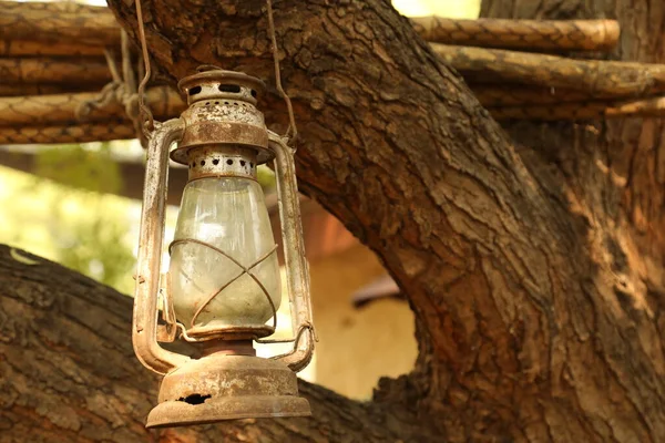 Lanterna Velha Casa — Fotografia de Stock