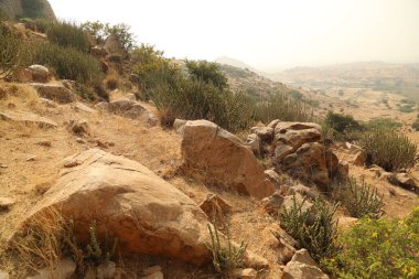 Antika kale duvar dokusu