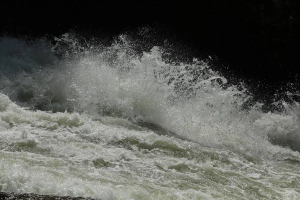 Vattenavlagringar Vid Dammen — Stockfoto