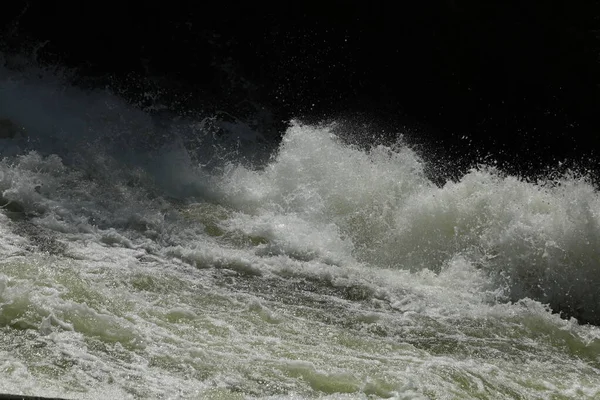 Cortes Água Barragem — Fotografia de Stock