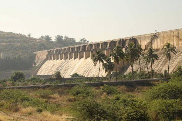 Diga Dell Acqua Rajamvarious Andhra Pradesh India — Foto Stock