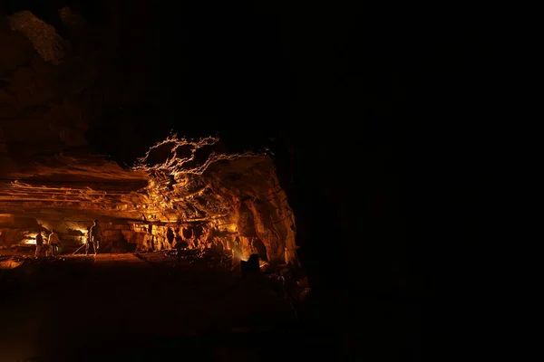 Кам Яні Печери Індії — стокове фото