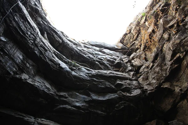 Grottes Rocheuses Dans Une Inde — Photo
