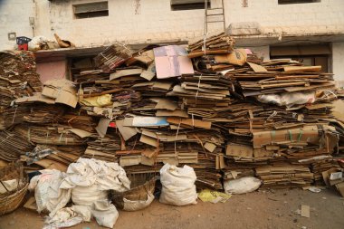 Kırsal alanda çöplük