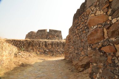 Antika kale duvar dokusu