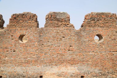 Antika kale duvar dokusu