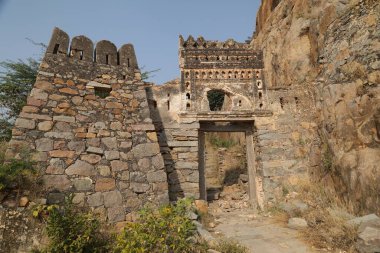 Antika kale duvar dokusu