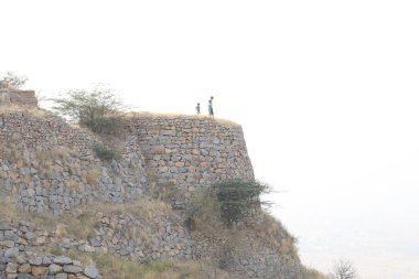 Antika kale duvar dokusu