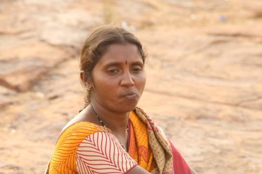 Hyderabad Kırsalında kadın işçi 25 Nisan 2021