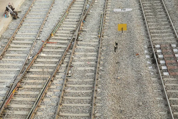 Train Track Station — Stock Photo, Image