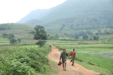Hint Kabilesi, 25 Mart 2021 'de Araku Vadisi Hindistan kırsal bölgesini izliyor.
