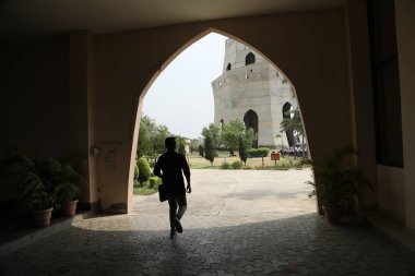 Hintli Öğrenciler Tatil Gezisi Chandigarh Hindistan 25 Mart 2021