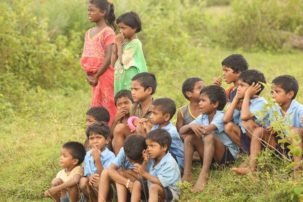 Indian Tribal Ogląda Obszarach Wiejskich Araku Valley Indie Marca 2021 — Zdjęcie stockowe
