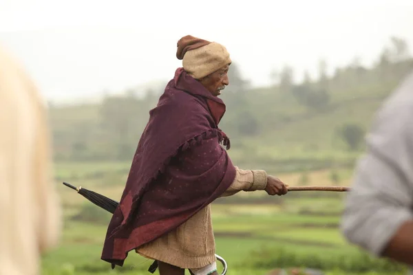 Indian Tribal Watching Rural Area Araku Valley India 25Th March — Stock Photo, Image