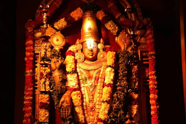 Hindu God Statue Temple — Stock Photo, Image