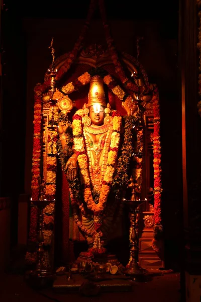 Hindu God Statue Temple — Stock Photo, Image