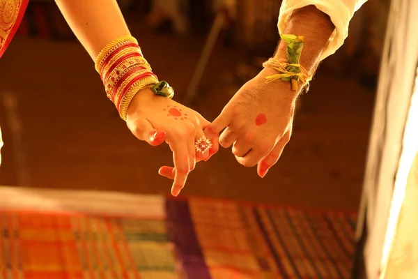 Cerimônia Casamento Tradicional Hindu — Fotografia de Stock