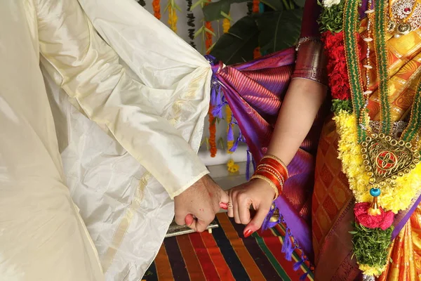 Ceremonia Tradicional Boda Hindú —  Fotos de Stock
