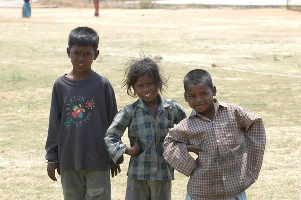 Poor Kids Rajasthan India 25Th April 2021 — Stock Photo, Image