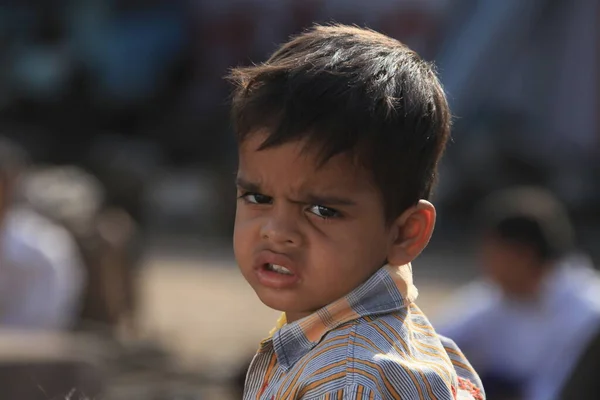 Poor Kids Rajasthan India 25Th April 2021 — Stock Photo, Image