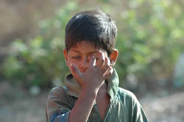 Arme Kinderen Rajasthan India April 2021 — Stockfoto