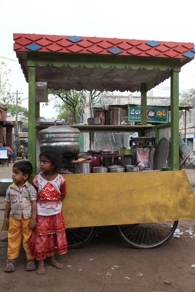 Enfants Pauvres Rajasthan Inde Avril 2021 — Photo